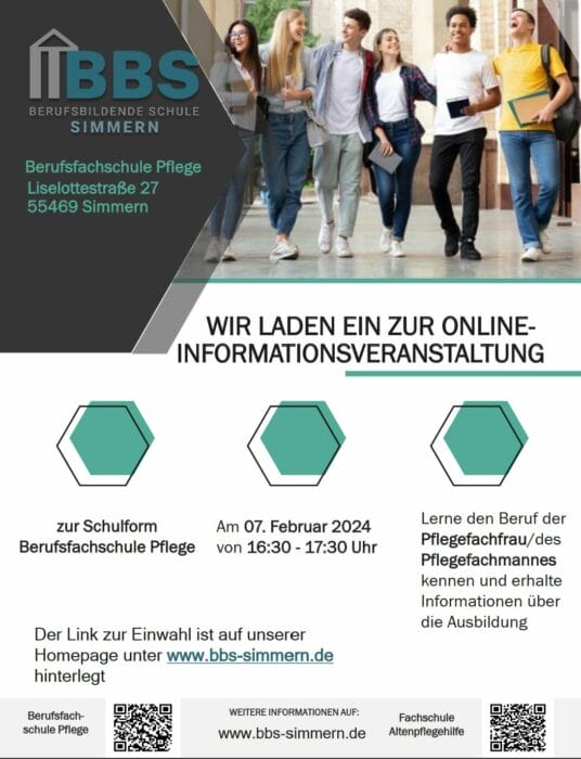 flyer online informationsveranstaltung bfp